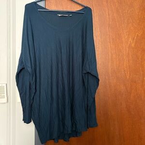 Athleta dolman sleeve Blue / Teal tunic (1X)